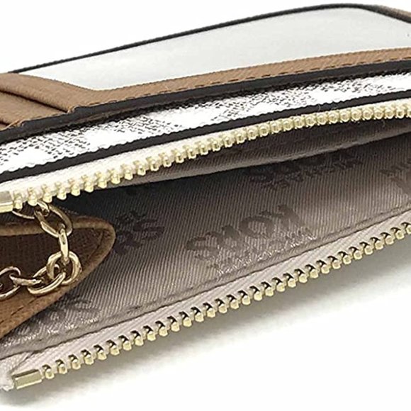 MK JST Coin Key Chain Card Holder Wallet Vanilla - Picture 4 of 4